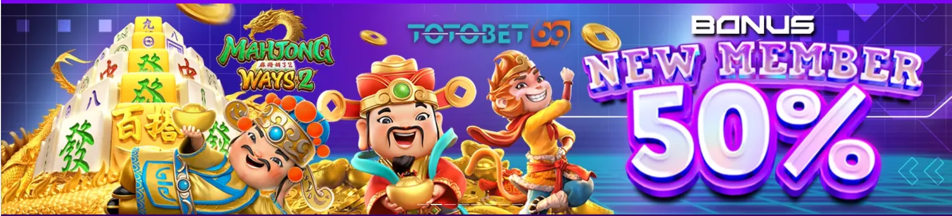 TOTOBET69 BONUS NEW MEMBER 50%